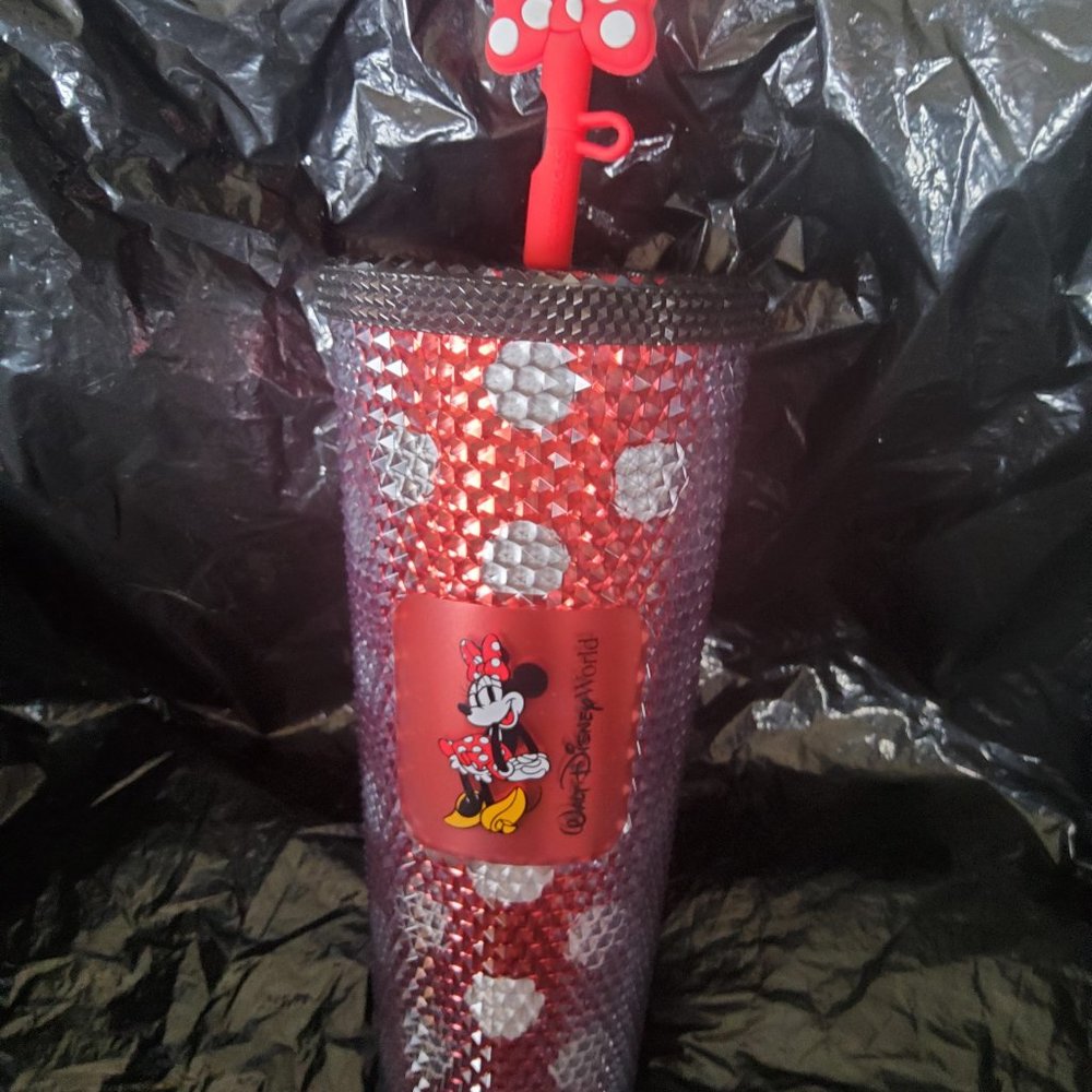 STARBUCKS Disney Minnie Mouse  sparkly Tumbler 2024